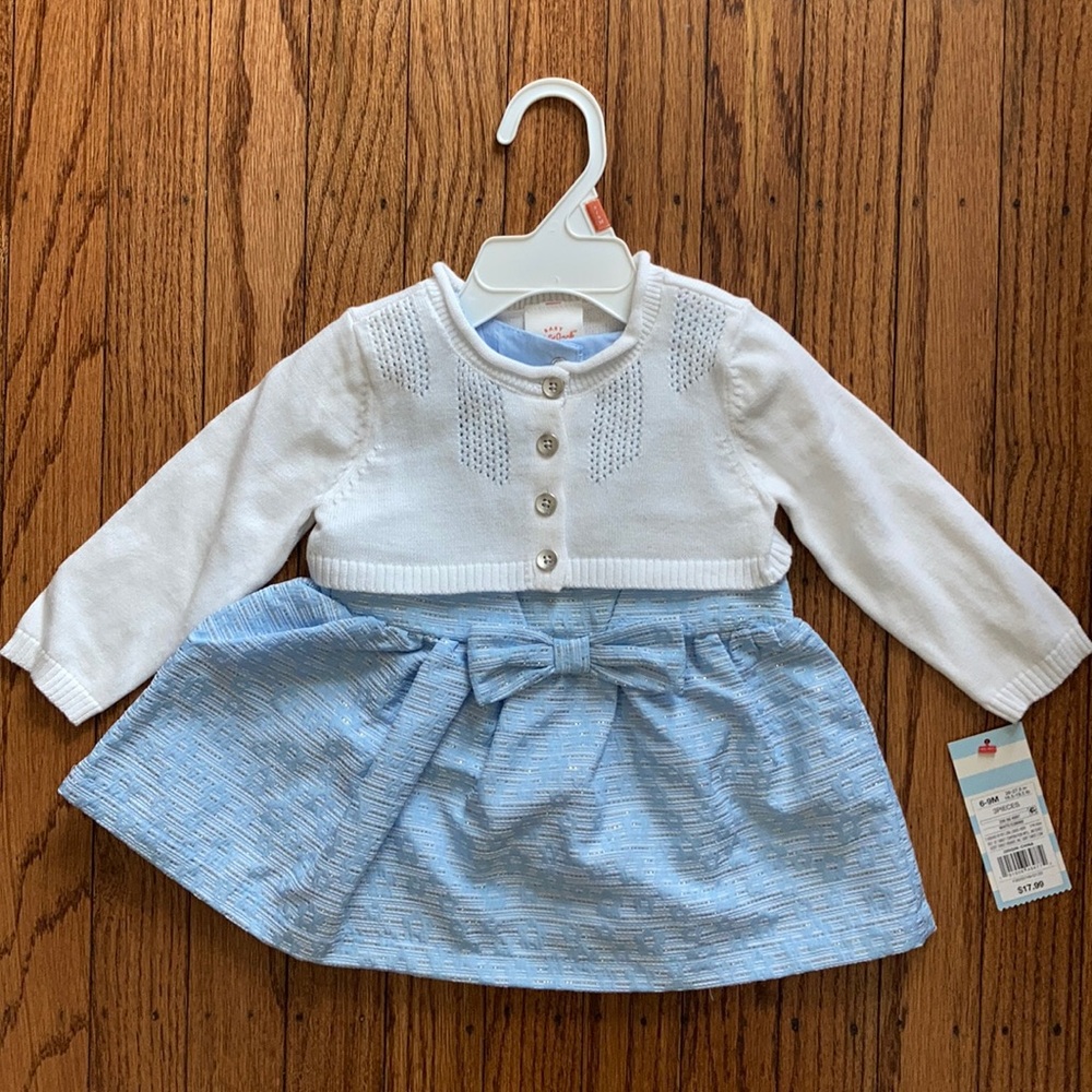 Baby girl dress/sweater set